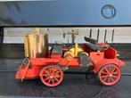 Antieke Stoomauto Speelgoed - Rood met Gouden Accenten, Ophalen