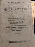 Instructieboekje Minerva imperia, Antiek en Kunst, Ophalen, Instructieboekje