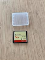 Sandisk extreme 64gb compact flash geheugenkaart, Audio, Tv en Foto, Fotografie | Geheugenkaarten, Ophalen, Sandisk Extreme, Zo goed als nieuw
