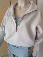 Yaya grijze sportieve trui met rits L, Verzenden, Maat 42/44 (L), Yaya, Grijs