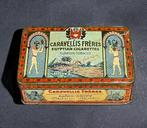Caravellis Freres 50 Egyptian Cigaretes Turkish Tobacco, Verzamelen, Blikken, Ophalen of Verzenden, Overige