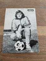 Ruud Krol Adidas spelerskaart, Ophalen of Verzenden, Gebruikt, Ajax, Poster, Plaatje of Sticker