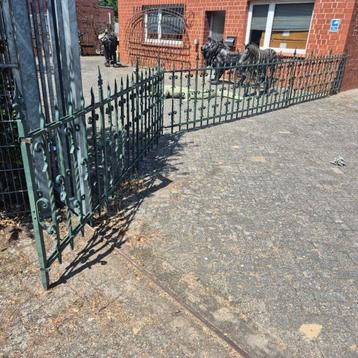 26999 Gartenzaun Zaunelement Gründerzeit 1880 Schmiedeeisen  beschikbaar voor biedingen