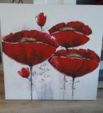 Canvas schilderij klaproos, Ophalen