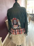 Handgemaakte spujkerjasje Mexicaanse voodoo godin, Kleding | Dames, Ophalen of Verzenden, Zo goed als nieuw, Maat 38/40 (M), Blauw
