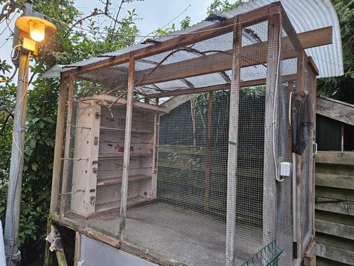 Volière gratis af te halen, Dieren en Toebehoren, Vogels | Hokken en Kooien, Zo goed als nieuw, Volière, Aluminium, Ophalen