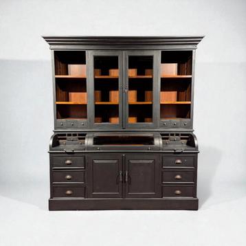 Buffetkast grutterskast apothekerskast teak Black vintage  beschikbaar voor biedingen