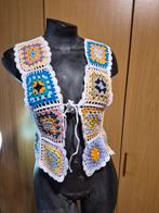 Handgemaakte Granny Square Gilet - Maat S, Kleding | Dames, Overige kleuren, Nieuw, Ophalen of Verzenden, Homemade