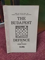 Schaakboek The Budapest defence 1972, Boeken, Sportboeken, Ophalen of Verzenden, Gelezen, Balsport