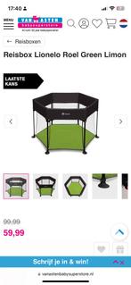 Nieuw! Reisbox Lionelo Groen, Ophalen of Verzenden, Nieuw