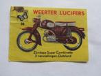 lucifermerk   BROMFIETS  ZUNDAPP super combinette, Ophalen of Verzenden, Gebruikt, Luciferdoosjes of -merken