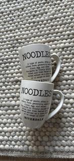 Riverdale Noodles mokken, Huis en Inrichting, Keuken | Servies, Ophalen, Zo goed als nieuw, Overige stijlen, Kop(pen) en/of Schotel(s)