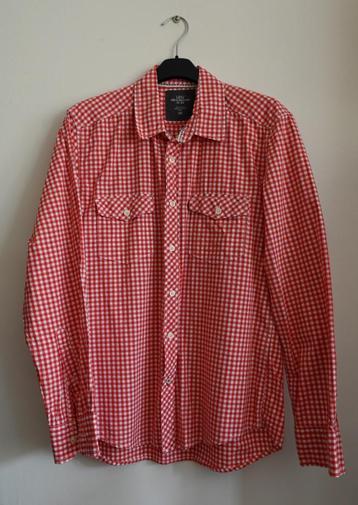 Katoenen blouse, rode ruit H&M, medium, cowboy / cowgirl  beschikbaar voor biedingen