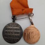 Medaille Spoorwegstaking met lintje en penning, Ophalen of Verzenden, Overige materialen