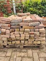 Oud-Hollandse Gebakken Steentjes - 2 Pallets, Doe-het-zelf en Verbouw, Metselstenen, Ophalen of Verzenden, Gebruikt, Bakstenen