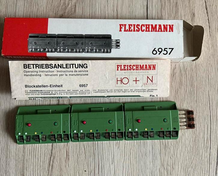 Fleischmann 6957, Hobby en Vrije tijd, Modeltreinen | H0, Gebruikt, Rails, Gelijkstroom, Fleischmann, Ophalen of Verzenden