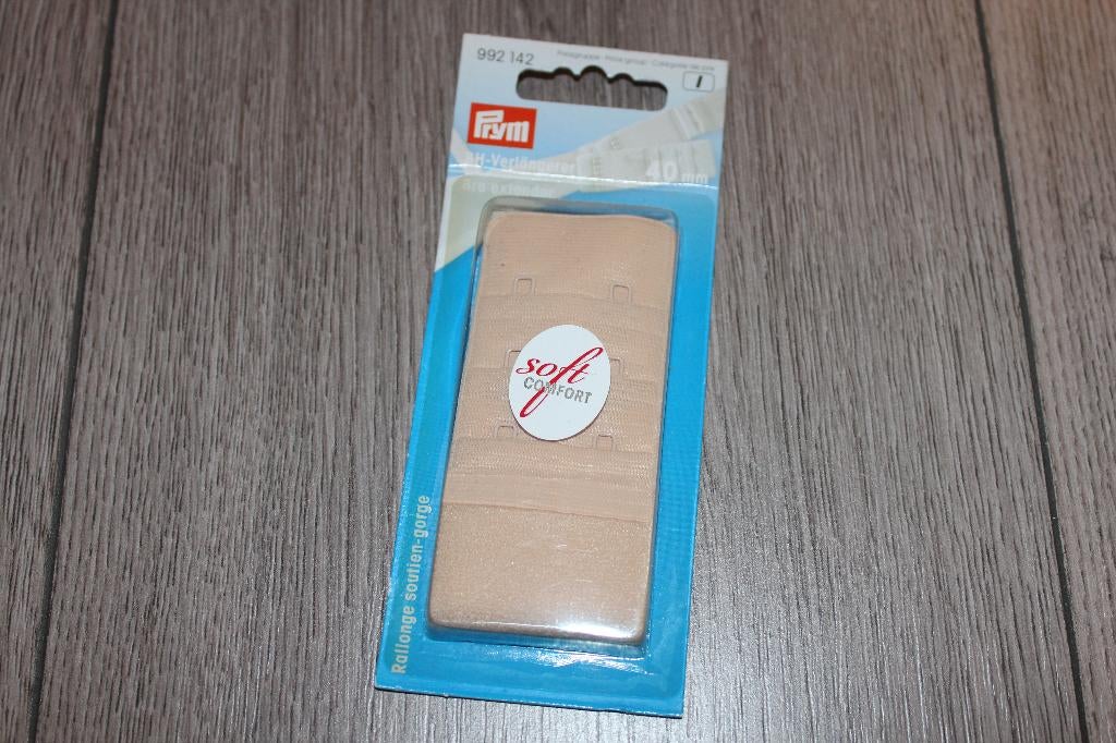Prym BH verlengstuk beige - 40 mm 992142 #2189, Ophalen of Verzenden, Nieuw, Rits of Sluiting