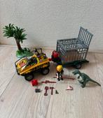 Playmobil 4175 Safari amfibie voertuig & dino 100% compleet, Ophalen of Verzenden, Zo goed als nieuw, Complete set