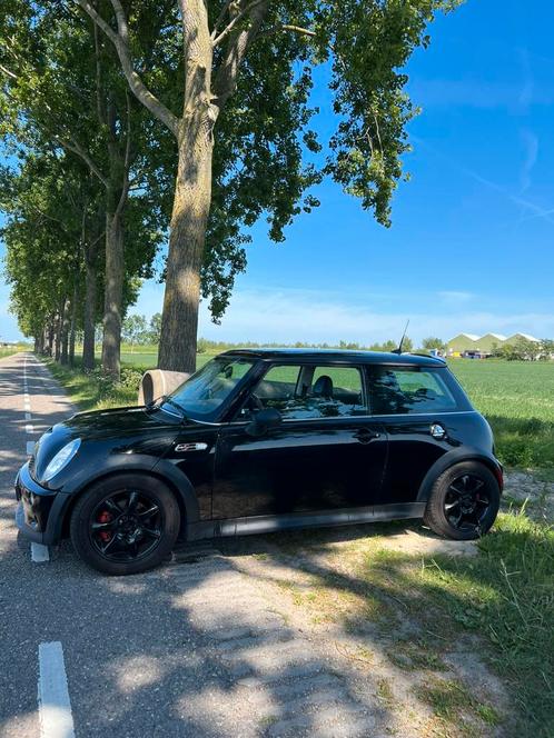 Mini Cooper S 1.6 2005 Zwart Panoramadak 170 PK, Auto's, Mini, Particulier, Benzine, Hatchback, Geïmporteerd, Zwart, Ophalen