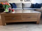 Salon tafel ,blank eiken, 100 tot 150 cm, Zo goed als nieuw, Minder dan 50 cm, Rechthoekig