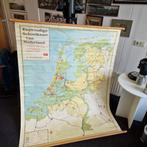 Eenvoudige schoolkaart van Nederland, Ophalen of Verzenden, Aardrijkskunde