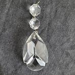 1 grote pegel diamant druppels onderdelen kroonluchter, Ophalen of Verzenden, Gebruikt, Glas