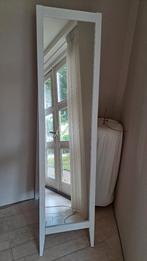 Staande witte spiegel, Ophalen, Minder dan 50 cm, Zo goed als nieuw, 150 tot 200 cm