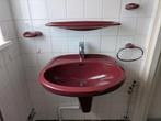 Retro Vintage wasbak & plankje etc, Huis en Inrichting, Ophalen, Wasbak of Wastafel