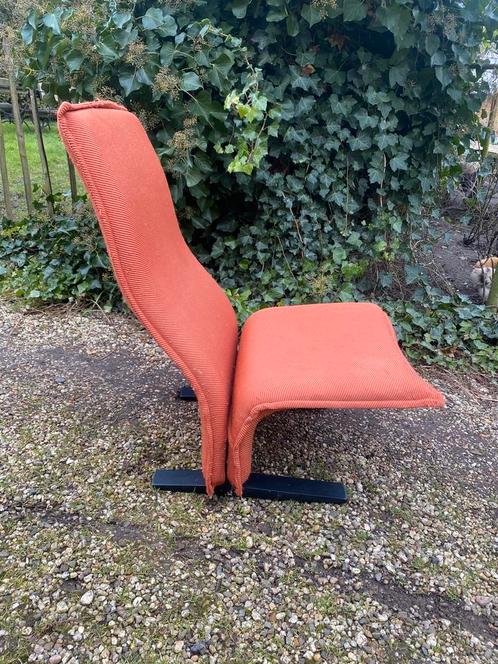Twee Artifort Concorde vintage designstoelen, Huis en Inrichting, Fauteuils, Gebruikt, Stof, Minder dan 75 cm, Ophalen