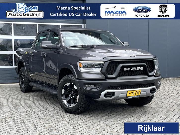 Dodge Ram 5.7i V8 HEMI eTorque 400PK CREW CAB REBEL GT | BPM, Auto's, Dodge, Bedrijf, Te koop, Overige modellen, 360° camera, 4x4