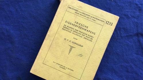 Friesche eigenerfenwapens, uit 1943, Boeken, Geschiedenis | Vaderland, Gelezen, Ophalen of Verzenden