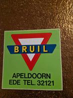 2286 Bruil Sticker - Apeldoorn Ede Vintage, Verzamelen, Speldjes, Pins en Buttons, Ophalen of Verzenden