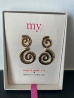 My Jewellery oorbellen dubbele hartjes Goudkleurig Nieuw, Overige materialen, Hangers, Nieuw, Ophalen of Verzenden