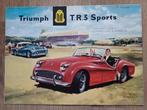 Triumph TR3 Sports brochure, Ophalen of Verzenden, Gelezen, Overige merken