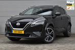 Nissan Qashqai 1.3 MHEV Xtronic Tekna+, Navi, Camera, Leder,, USB, 4 cilinders, Zwart, Bedrijf