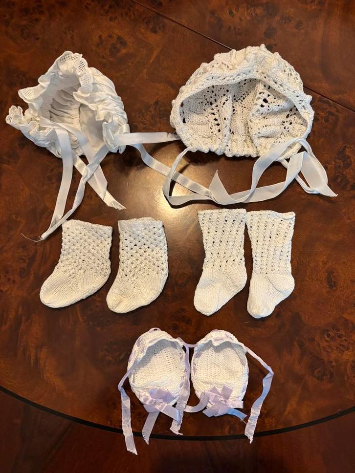 ANTIEKE POPPEN KLEERTJES, Verzamelen, Poppen, Gebruikt, Kleertjes, Ophalen of Verzenden