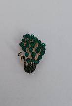Pauw broche, Sieraden, Tassen en Uiterlijk, Broches, Overige materialen, 4 tot 7 cm, Overige kleuren, Nieuw