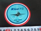 sticker Leger Luchtmacht KLu75 1913 - 1988 AC060*, Ophalen, Zo goed als nieuw