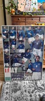 Ingelijste poster Italiaans  elftal, Huis en Inrichting, Ophalen, Zo goed als nieuw, Minder dan 50 cm, Minder dan 50 cm