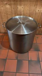 Grote RVS Kookpan 98 Liter, Ophalen, Gebruikt, Rvs, Kookpan of Snelkookpan