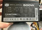 Cooler Master 500W ATX voeding – Betrouwbare PC power supply, Ophalen of Verzenden, Zo goed als nieuw