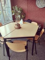 Tafels trapezium school hobby kantine, Ophalen, Gebruikt
