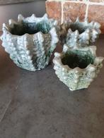 Set van 3 aardewerk bloempotjes PTMD, Rond, Ophalen of Verzenden, Aardewerk, Binnen