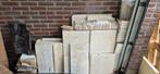 Natuursteen Travertin beige Vloertegels – ca. 7,4 m², Ophalen, 40 tot 60 cm, Nieuw, 5 tot 10 m²