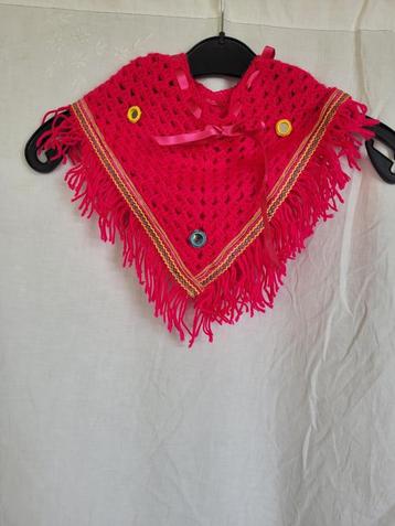 Super leuke roze poncho mt 92/98  beschikbaar voor biedingen