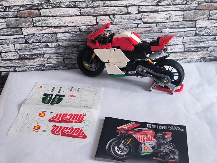 Technic Ducati Motorfiets - Zo goed als nieuw!, Kinderen en Baby's, Speelgoed | Bouwstenen, Zo goed als nieuw, Ophalen of Verzenden
