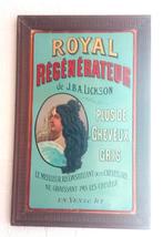 Antiek reclamebord blik in lijst ,barber,kapper,haar, 1910, Verzamelen, Merken en Reclamevoorwerpen, Ophalen of Verzenden, Gebruikt