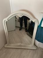 Mooie witte spiegel te koop, Huis en Inrichting, Woonaccessoires | Spiegels, Gebruikt, Ophalen