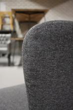 Leuke eetkamerstoelen FENNA Light & Living stof antraciet, Huis en Inrichting, Stoelen, Ophalen, Nieuw, Metaal, Grijs