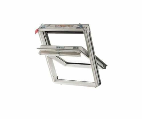 Keylite tuimelraam WCP 04XS inclusief gootstuk, Doe-het-zelf en Verbouw, Glas en Ramen, Zo goed als nieuw, Dakraam, Minder dan 80 cm